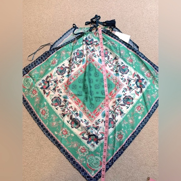 NWT Skies Are Blue Handkerchief Floral Boho Top Women Size XS/Small - Picture 7 of 9